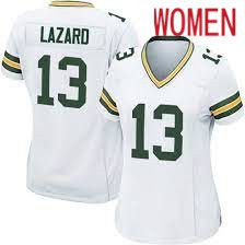 Women Green Bay Packers #13 Allen Lazard Nike White Game NFL Jersey